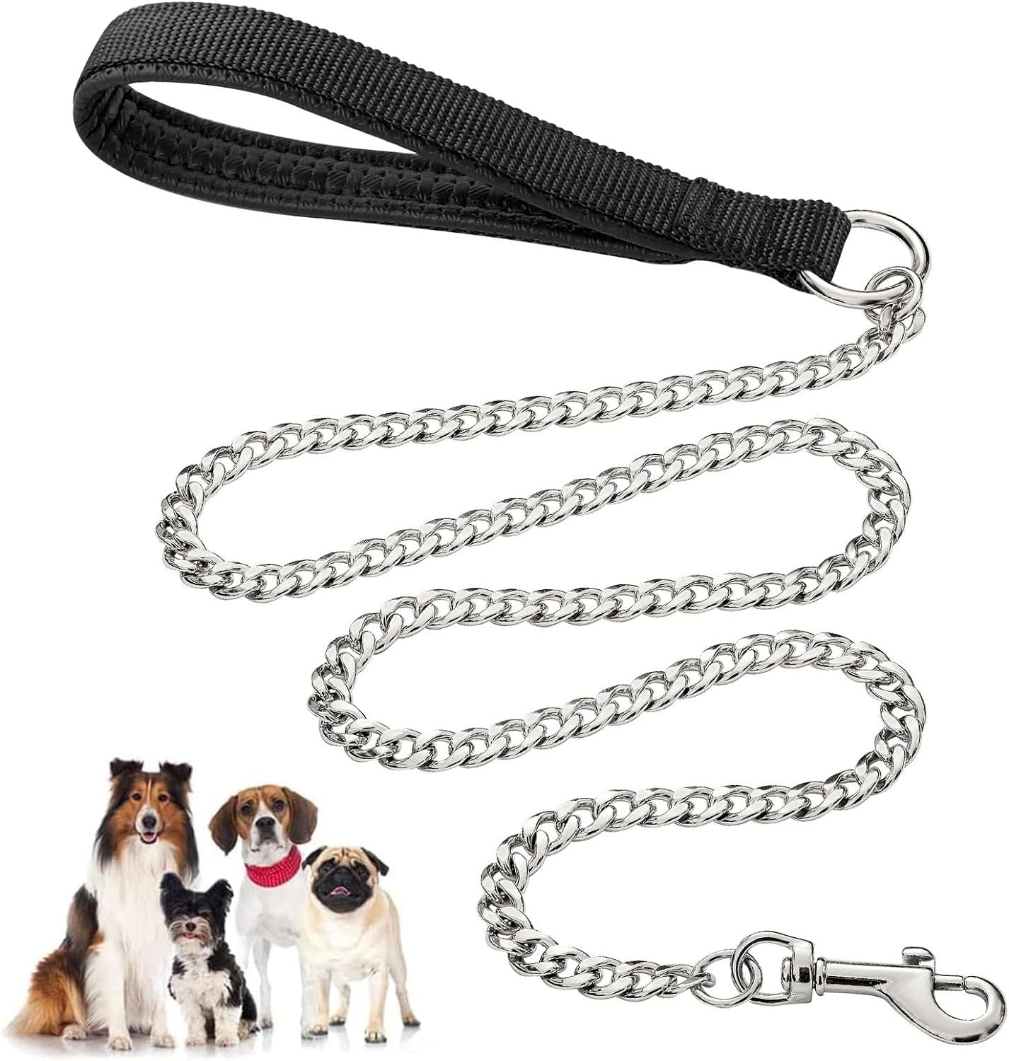 Chew-Proof Chain Leash – Strong, Durable, and Comfortable