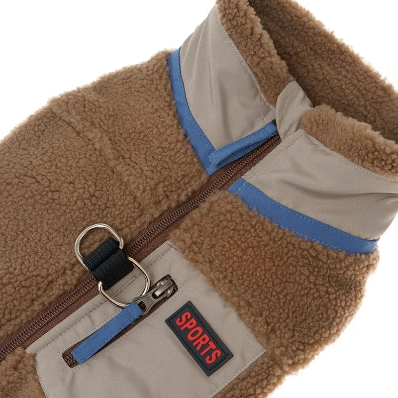 Cozy Winter Dog Coat – Windproof Warmth for Small Dogs