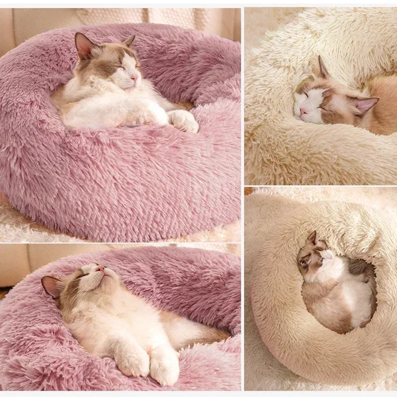 Plush Cozy Pet Bed – Your Furry Friend’s Winter Retreat! - My Store