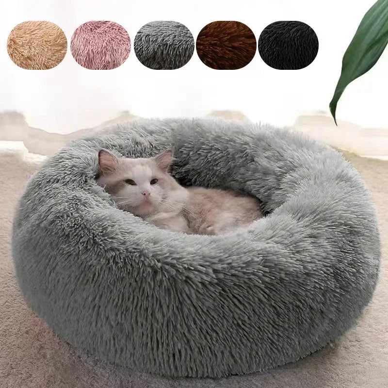 Plush Cozy Pet Bed – Your Furry Friend’s Winter Retreat! - My Store