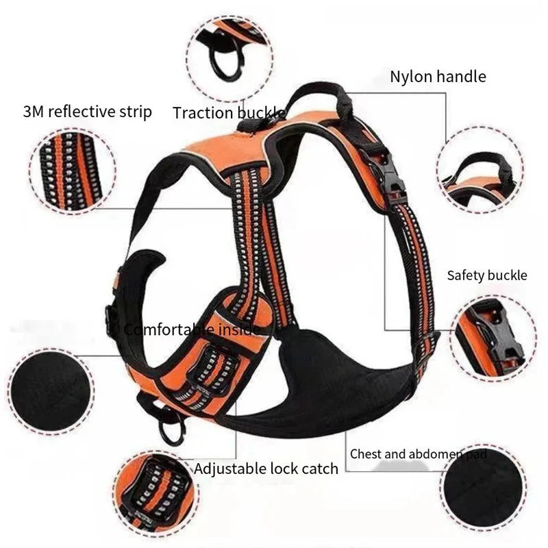 Reflective Dog Harness – Comfort, Safety, and Control for Every Walk