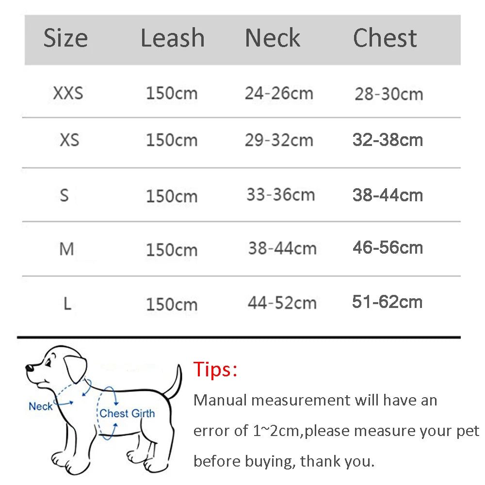 Adjustable Dog Harness & Leash Set for Small Dogs – Secure & Comfortable Walking - My Store