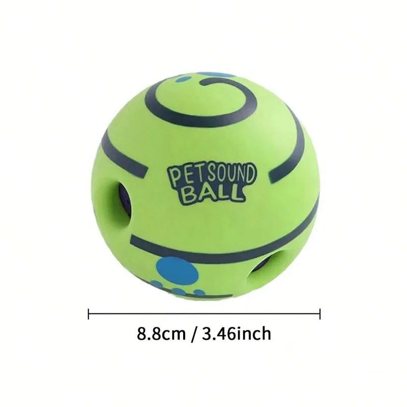 Interactive Dog Toy, Fun Giggle Sounds When Rolled or Shaken Rolling Pet Balls to Grind Teeth and Relieve Boredom - My Store