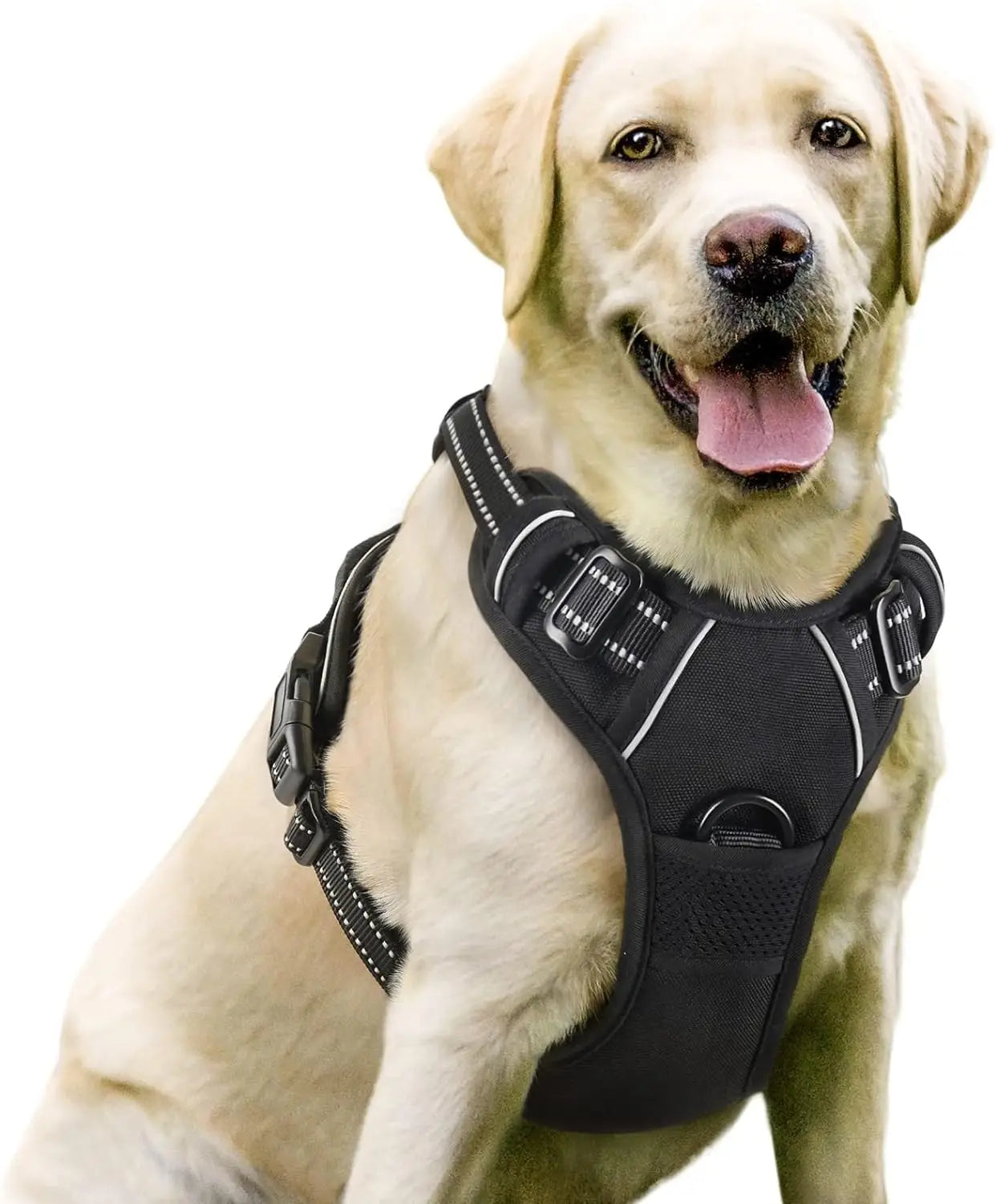 No-Pull Reflective Dog Harness – Comfort and Control for Large Dogs